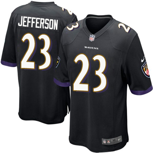 Nike Ravens #23 Tony Jefferson Black Alternate Youth Stitched NFL New Elite Jersey